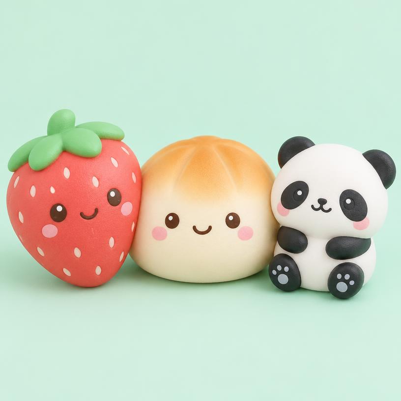 Jumbo strawberry squishy
